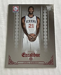2014-15 Panini Excalibur RED Knights Templar JOEL EMBIID Rookie #178 GEM MINT