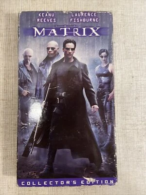 The Matrix VHS 1999 Keanu Reeves, Laurence Fishburne, Carrie-Anne Moss Sci-Fi - Image 1 of 3