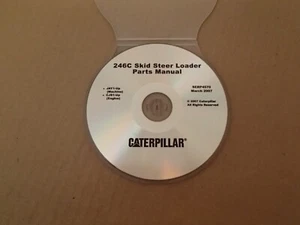 Caterpillar 246C Skid Steer Loader Parts Manual CD , JAY1-up , SERP4570 - Picture 1 of 2