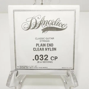 Genuine D'Angelico Classic Guitar STRINGS .032 CP Plain End Clear Nylon - Picture 1 of 6