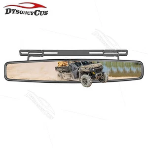 Fit Can-Am Defender MAX HD5/HD8/HD10 Center Cross Bar Rear View Mirror Mount Set - Picture 1 of 5