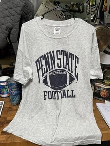 T-shirt Penn State Football Nittany Lions adulto maglia grande grigio NCAA - Foto 1 di 5