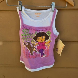 New Dora The Explorer Toddler Girls Shirt Sz 5T - Picture 1 of 11