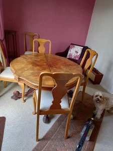 Table and Six Chairs Set - Picture 1 of 6