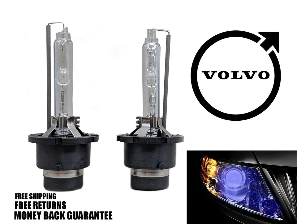 10000K Deep Blue HID Xenon Headlight Bulb for VOLVO S80 2004-2006 Low Beam x2 - Image 1 of 1