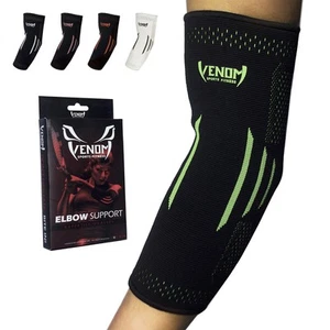 Elbow Compression Sleeve Green L Pain Relief Support Tennis Golfer Arthritis Sp - Picture 1 of 7