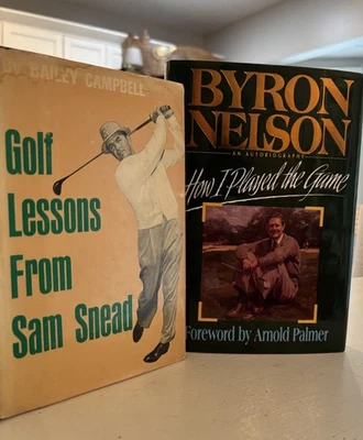 Lot 3 ‘GOLF GREAT’ SIGNED Hardcovers/Sam Snead-Byron Nelson-Robert Trent Jones Foto 1 de 4