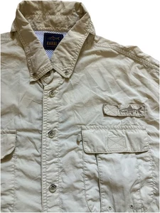 Kahala Hawaiihemd ⁬belüftet Herren XL Angeln hellbraun Nylon kurzarm - Bild 1 von 9