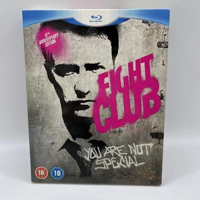 Fight Club 10th Anniversary Edition Blu-ray - Cert 18 - Brad Pitt - + Slipcover - Image 1 of 3