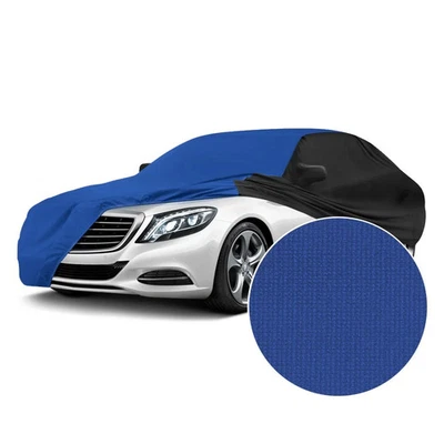 For Ford Mustang 15-17 Car Cover Satin Stretch Indoor Grabber Blue Custom Car Foto 1 de 4