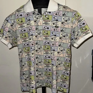 Men’s Lacoste x Peanuts Contrast Collar Cotton Polo Shirt Men's Size S - Picture 1 of 9