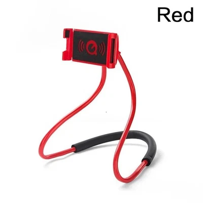 Flexible Mobile Phone Holder Hanging Neck Lazy Necklace Bracket Bed 360 Degree - Image 1 of 4