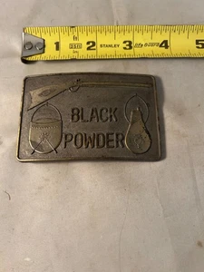 Gürtelschnalle Schwarzpulver Metall - Bild 1 von 3