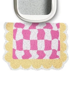 ® Cute Litter Mat Pink Medium 24'' x 16'' - Picture 1 of 7