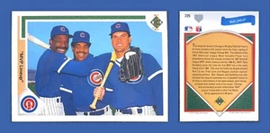 ⚓️🔥1991 Upper Deck Ryne Sandberg Andre Dawson #725 MVP Lineup Chicago Cubs - Picture 1 of 1