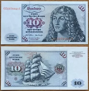 Ⓜ️ 10 Deutsche Mark ☘️ 1.Juni 1977 💥💥 DM Schein Bundesbank 🍄 CG 2800598 T 🌐 - Bild 1 von 3
