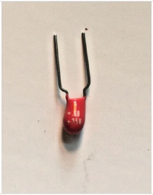 0.68uf  35v - 15 pcs Tantalum Bead Capacitors - Image 1 of 1