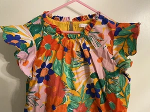 GB Girls Size XL Flower-Print Sundress - Picture 1 of 12
