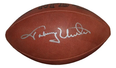 Johnny Unitas Signed Wilson NFL Official Leather Football PSA/DNA NICE! Colts - Image 1 of 4