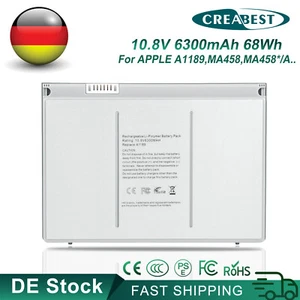 Batería 10.8V A1189 Para Apple MacBook Pro 17" A1212 A1229 A1261 A1151 MA458 MA897 - Imagen 1 de 12