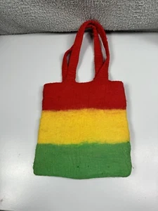 Bolso de Hombro Rasta Colección Lakhay Hecho a Mano en Lana Nepal (Cremallera Rota) - Imagen 1 de 9