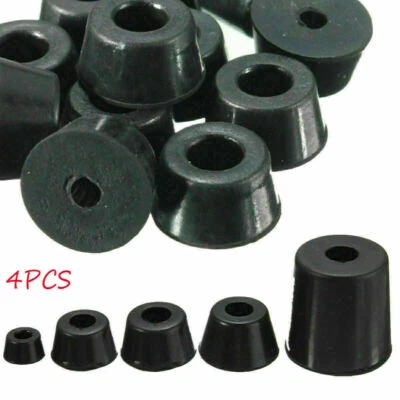 4 Stück Gummi-Möbelfüße Bein-Endkappen Pads Gummi-Anti-Rutsch-Bodenschutz - Bild 1 von 4