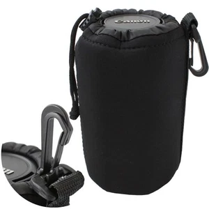Neopren Objektiv Köcher Wambo Gr. XL Schwarz Schutz Tasche für Kamera Objektive - Bild 1 von 2