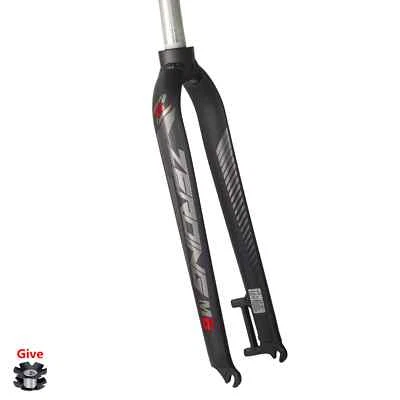 Horquilla de bicicleta MTB de carretera 26/27,5/29er freno en V aleación de aluminio horquillas delanteras duras Foto 1 de 4