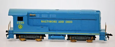 HO SCALE Baltimore and Ohio MORSE H10-44 Diesel Locomotive 1:87 Gauge Blue - Image 1 of 4