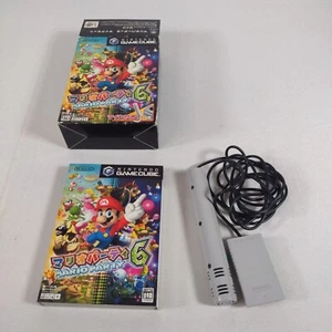 Japanische Version Mario Party 6 Box CIB komplett mit Mikrofon GameCube US-Verkäufer getestet - Bild 1 von 16