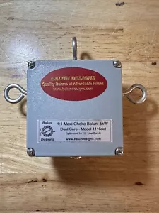 Balun Designs 1116DET 1:1 Maxi Choke 5kW Dual Core 1-31MHz Unused - Picture 1 of 8