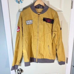 Ghostbusters Jackets Mens sz m Spirit Halloween Costume Cosplay Name Tag Flight - Picture 1 of 7