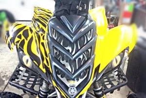 Yamaha Raptor YFZ450 YELLOW Eye's HeadLight Covers All Years - Foto 1 di 12