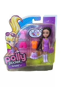 Bambola Polly Pocket Crissy con accessori 2012 Mattel NOS nuova sigillata vintage - Foto 1 di 2