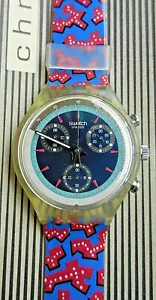 SWATCH Chrono SCK100 Wildcard 1993 Nuovo - Picture 1 of 1