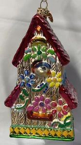 RADKO EASTER ORNAMENT ~ BLUEBIRD SUITE - Birdhouse 5"  - Picture 1 of 11