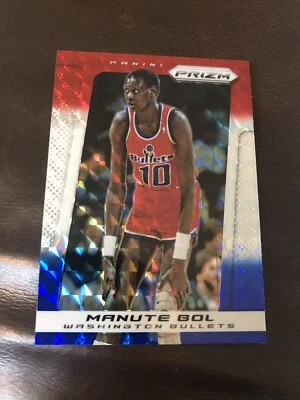 2013-14 Panini Prizm Red White & Blue Mosaic Prizm Manute Bol #237 BEAUTY - Image 1 of 2