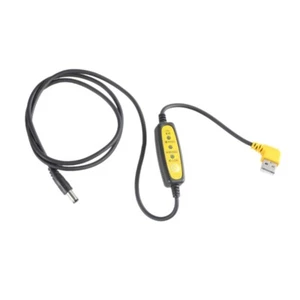 USB to 5.5x2.1mm 12V Brightness Speed Control Cable with Switches for Speaker - Afbeelding 1 van 8