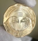 2022 Mexico 20 Pesos Coin Doscientos Anos de Relaciones Diplomaticas BU Just In!