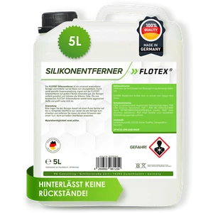 Flotex Removedor de Silicona, 5L Pintura Coche Limpiador de Silicona Restos de Silicona Desengrasante - Imagen 1 de 7