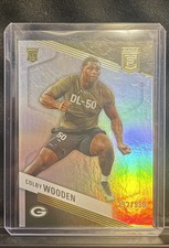 2023 Panini Donruss Elite Colby Wooden #292/999 #123 Rookie RC Packers