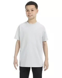 3 Pack Of Gildan G500B Youth Solid Heavy Cotton Tee Plain Blank Casual T-Shirt - Picture 1 of 51