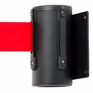 Wall Mounted Retractable Belt Barrier 10Ft Crowd Control Stanchion - Picture 1 of 2