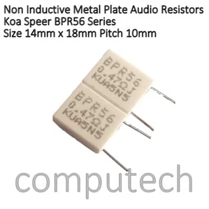 2 pezzi 0,47 Ohm 5W 5% Resistenze a filo avvolto non induttiva per audio KOA BPR - Foto 1 di 1