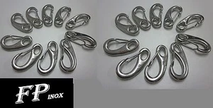 Mousqueton Ouverture Ressort 49 mm inox 316 ( Lot de 20 ) - Imagen 1 de 1