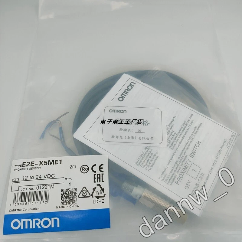 New OMRON E2E-X5ME1 Proximity Sensor Switch# - Image 1 of 1