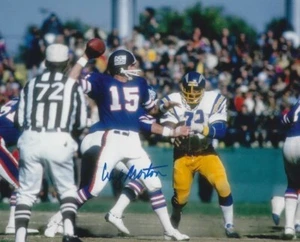Signed 8x10 Craig Morton New York Giants Autographed Photo - w/COA - Picture 1 of 1
