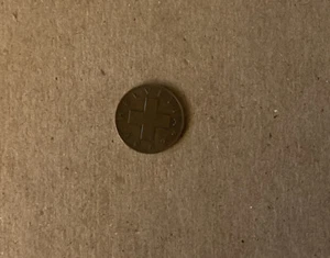 1963 Switzerland Bronze Helvetia 1 Rappen Coin - Picture 1 of 4