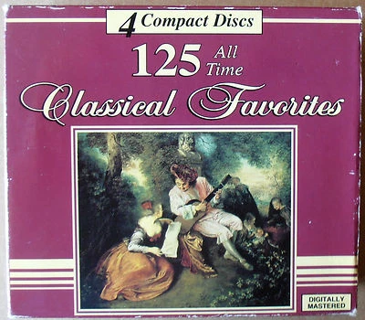 125 All Time Classical Favorites - Ave Maria, French March u.a. - 4 CDs - Bild 1 von 2