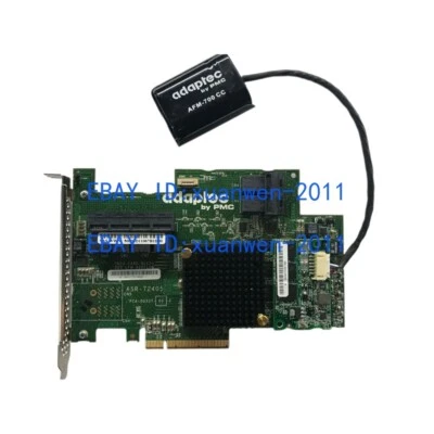ASR-72405 ADAPTEC 2274900-R SAS/SATA 6GBPS 1GB CACHE PCI-E RAID card battery - Image 1 of 4